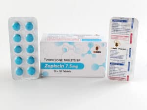 Zopiclone Zopiscin 7.5mg Blue